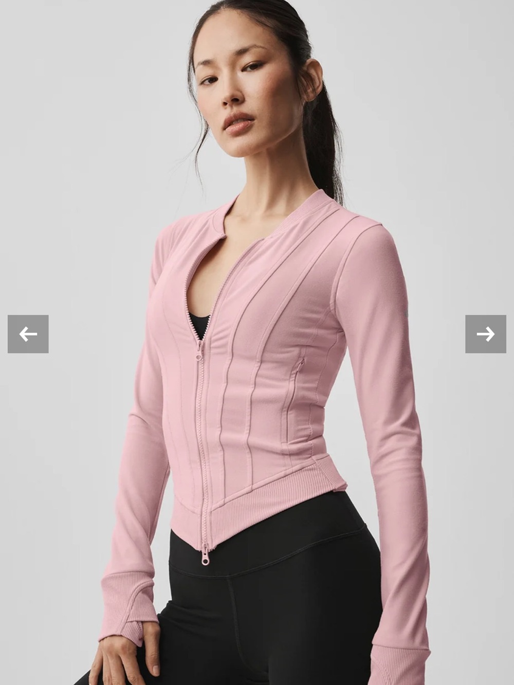 Alosoft Recharge Jacket Vintage Pink size S (4-6) excellent condition
